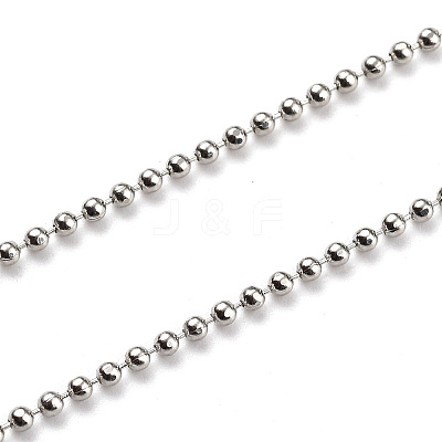 Brass Ball Chain Necklaces NJEW-JN02912-04-1