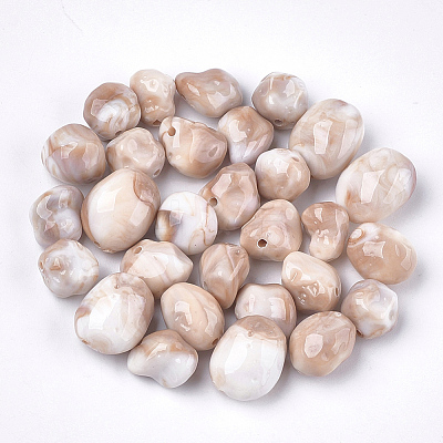 Acrylic Beads OACR-S029-019J-1