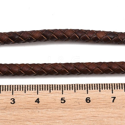 Braided Leather Cord with Core WL-F009-5mm-03-1