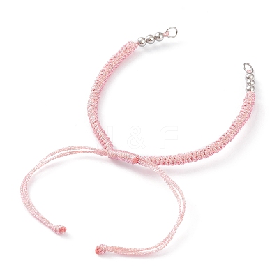 Adjustable Braided Polyester Cord Bracelet Making AJEW-JB00849-1