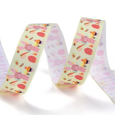Easter Themed Polyester Grosgrain Ribbons OCOR-A005-01E-1