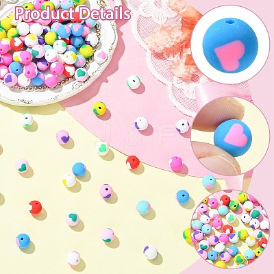 Handmade Polymer Clay Beads CLAY-CJ0002-09-1