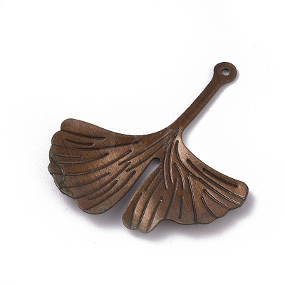 Brass Pendants KK-L195-03AB-NF-1