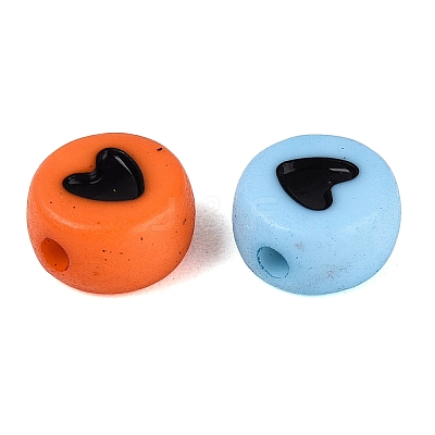 Opaque Acrylic Beads AC-N167-03-1