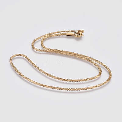 304 Stainless Steel Chain Necklaces NJEW-L167-07A-G-1