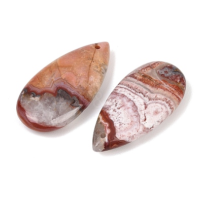 Natural Mexican Agate Pendants X-G-K381-07-1