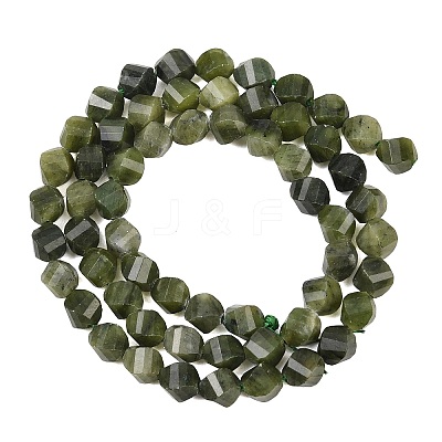 Natural Chinese Jade Beads Strands G-P611-C25-01-1