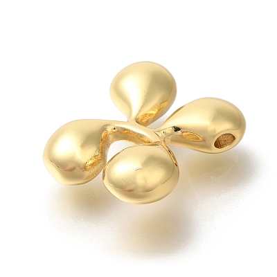 Rack Plating Brass Beads KK-S051-01G-X-1