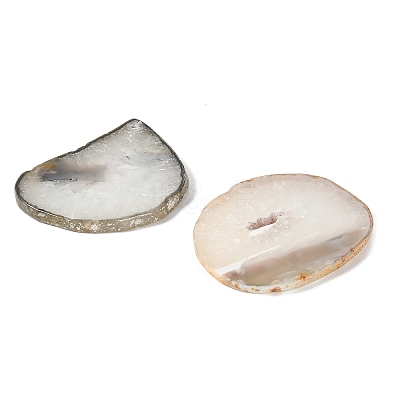 Natural Druzy Agate Big Pendants G-F646-02L-1