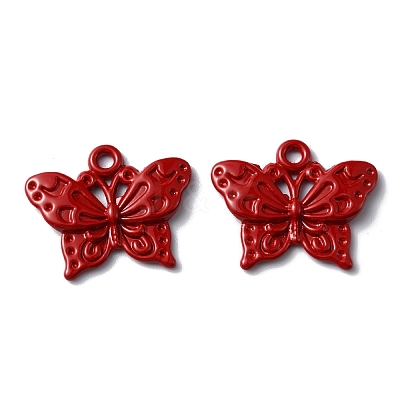 Baking Paint Alloy Pendants FIND-TAC0011-82E-1