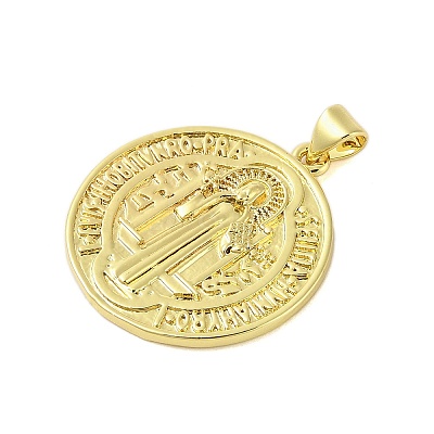 Rack Plating Brass Pendants KK-S380-34G-04-1