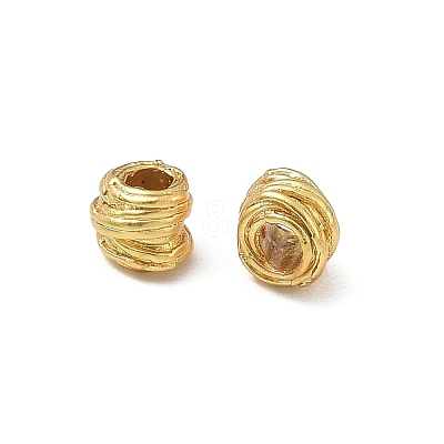 Corrugated Alloy Spacer Beads PALLOY-ZX002-47G-1