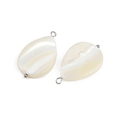 Natural Shell Teardrop Pendants X1-STAS-D378-33P-1