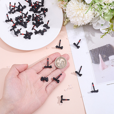 42Pcs Spray Painted Alloy Stud Earring Findings FIND-ME0004-22A-1