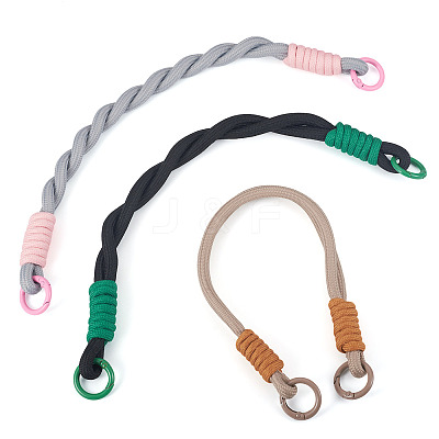 3Pcs 3 Styles Polyester Cord Phone Hand Strap Chains AJEW-TA0002-62A-1