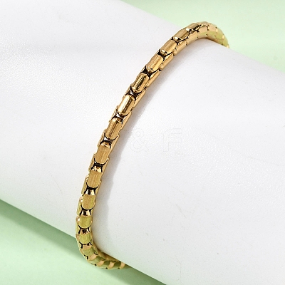 304 Stainless Steel Boston Link Chains Bracelets for Women BJEW-A158-02F-G-1