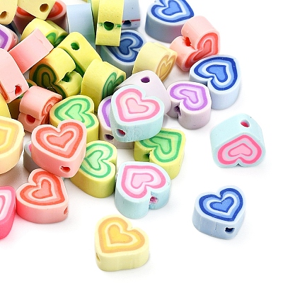 65~70Pcs Handmade Polymer Clay Beads CLAY-YW0001-47-1