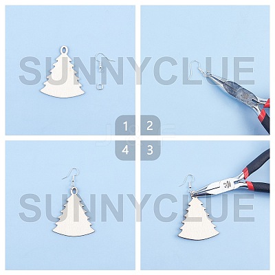DIY Dangle Earring Making Kits DIY-SC0011-06-1