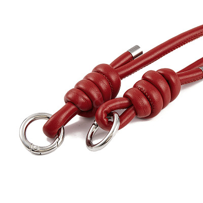PU Leather & Alloy Phone Hand Strap Chains AJEW-H151-01A-1