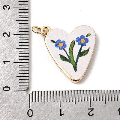 Printed Brass Pendants LS-KK-H253-05B-G-1