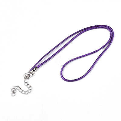 Waxed Cord Necklace Making NCOR-T001-06-1