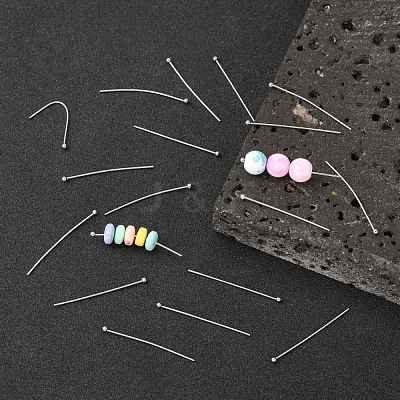 Tarnish Resistant 304 Stainless Steel Ball Head Pins STAS-K146-045-35x0.7mm-1