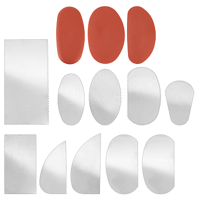 Stainless Steel Carving Shaping Knives Sets DIY-OC0013-75-1