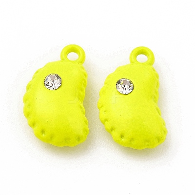 Spray Painted Alloy Pendants FIND-B016-04-1