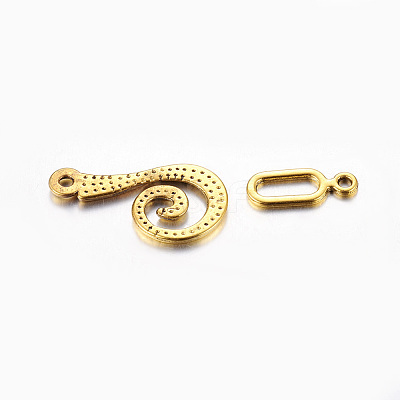 Tibetan Style Alloy Hook Clasps LS-GLF5077Y-NF-1