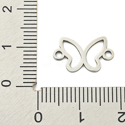 Non-Tarnish 201 Stainless Steel Connectors Charm STAS-M015-13P-1