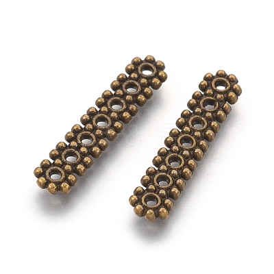 Tibetan Style Alloy Beads Spacers X-TIBEB-S034-AB-FF-1