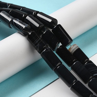 Natural Agate Beads Strands G-H295-E01-1