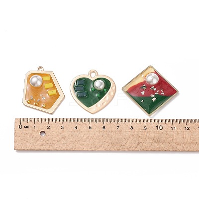 Epoxy Resin Pendants RESI-X0001-41-1