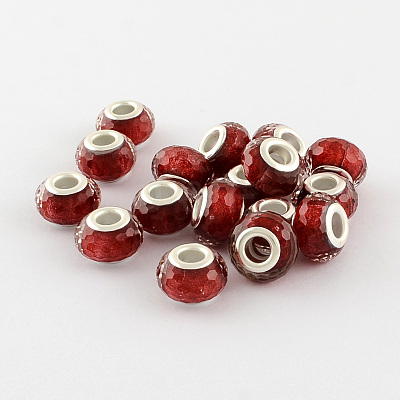 Large Hole Resin European Beads OPDL-R118-04A-1
