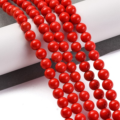 Synthetic Turquoise Beads Strands G-L605-G01-01B-1
