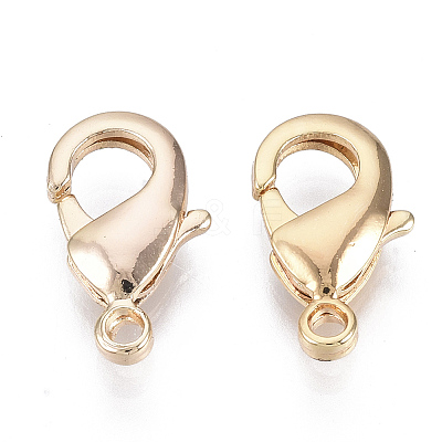 Brass Lobster Claw Clasps KK-N231-69-NF-1