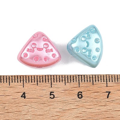 Opaque ABS Imitation Pearl Beads MACR-K361-33-1