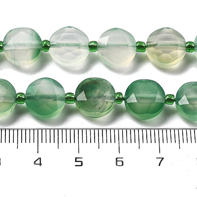Dyed & Heated Natural Agate Beads Strands G-C116-A84-01-1