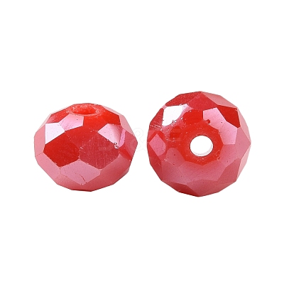 Electroplate Glass Beads EGLA-X0006-01F-8mm-1