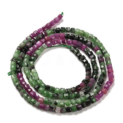 Natural Ruby in Zoisite Beads Strands LS-G-K373-A02-01-1