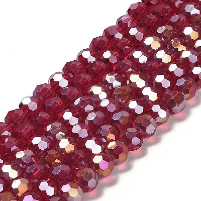 Transparent Glass Beads EGLA-A035-T6mm-B02-1