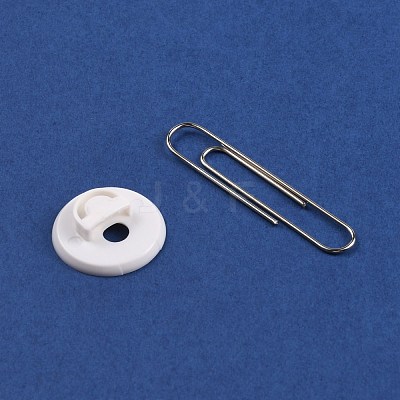 Iron Clip with Blank Plastic Settings AJEW-WH0285-32-1
