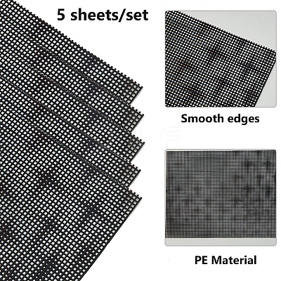 PE Mesh Canvas Sheets DIY-WH0496-60-1