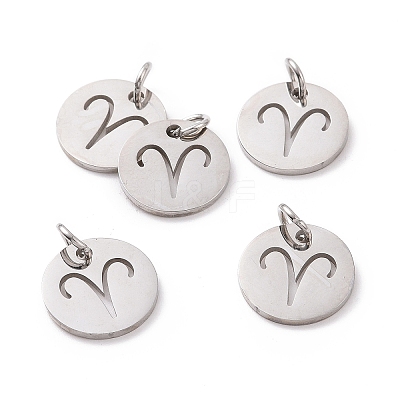 Non-Tarnish 304 Stainless Steel Charms STAS-Q201-T445-1S-1