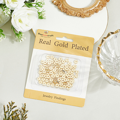 Brass Beads KK-BBC0021-17E-1