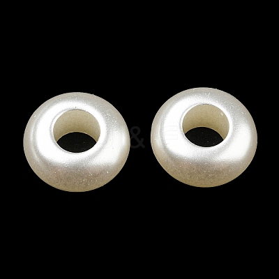 ABS Imitation Pearl Beads X-OACR-K001-32-1