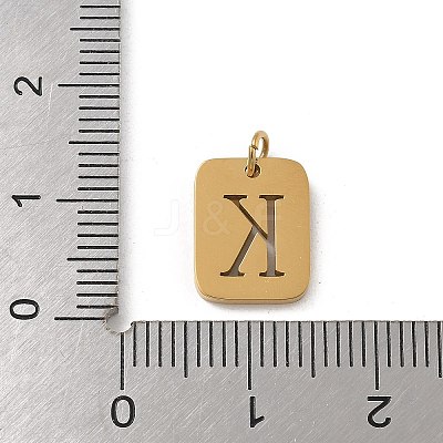 304 Stainless Steel Charms STAS-R001-01G-K-1