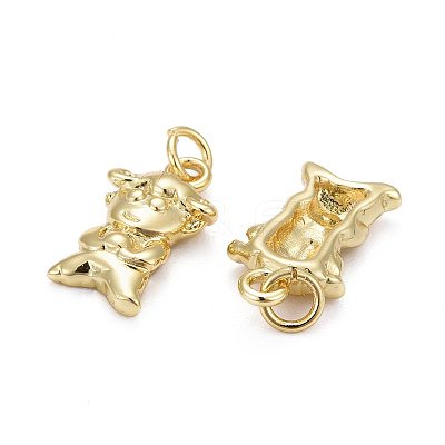 Brass Pendants KK-Z008-13G-1