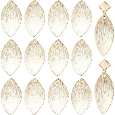 Brass Charms KK-BC0008-90-1