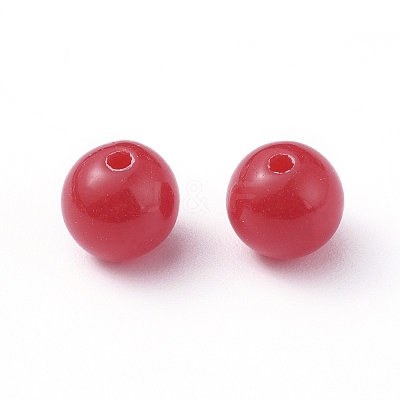 Fluorescent Acrylic Beads MACR-R517-8mm-11-1